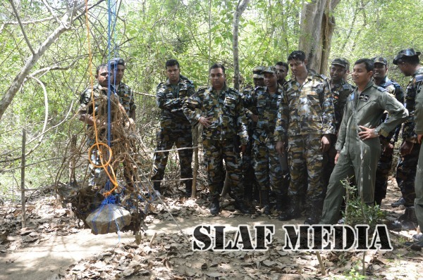 The aircrew water
survival and jungle survival training programme No 10-15 commenced on 29
Sep 15 at SLAF Station Ampara.